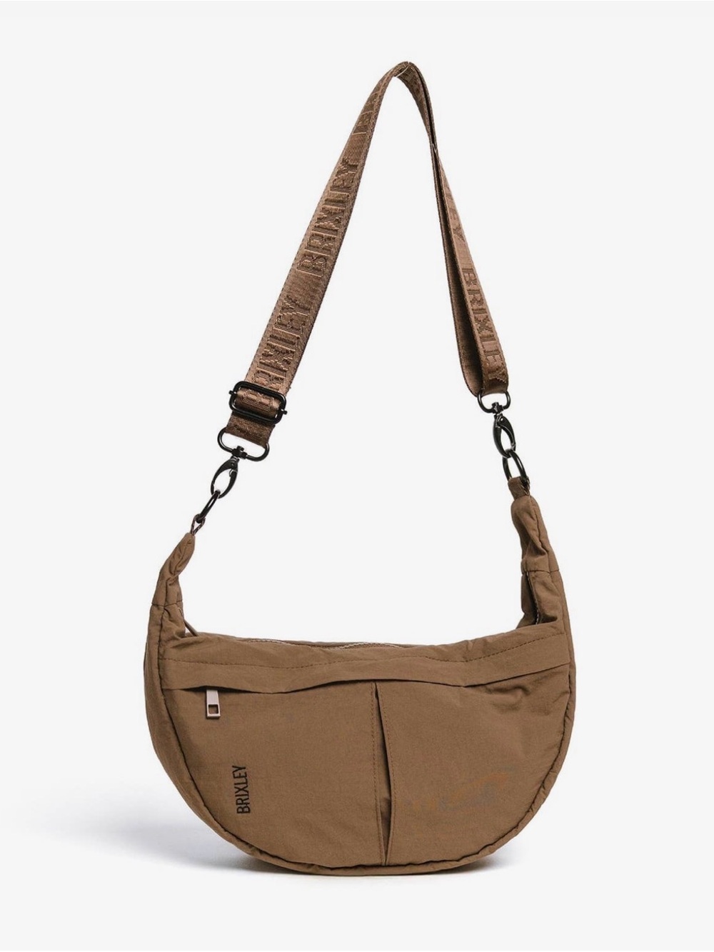 Brixley Mocha Crescent Bag